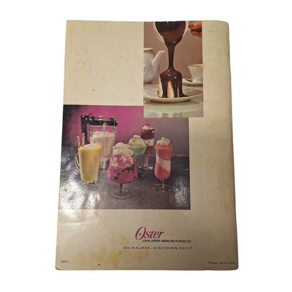 Osterizer Blender Recipe Cook Book Spin Cookery Retro Vintage Mid Century Modern - Picture 2 of 10